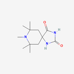 7,7,8,9,9-Pentamethyl-1,3,8-triazaspiro[4.5]decane-2,4-dione