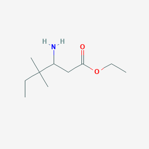 Ethyl 3-amino-4,4-dimethylhexanoate