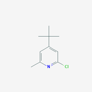 molecular formula C10H14ClN B8613766 4-Tert-butyl-2-chloro-6-methylpyridine 