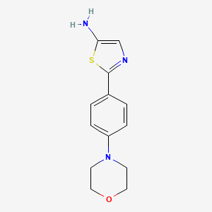 2-(4-Morpholinophenyl)thiazol-5-amine