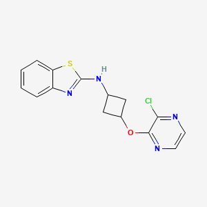 N-(3-((3-chloropyrazin-2-yl)oxy)cyclobutyl)benzo[d]thiazol-2-amine