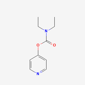 molecular formula C10H14N2O2 B8613854 Pyridin-4-yl diethylcarbamate CAS No. 98976-69-3
