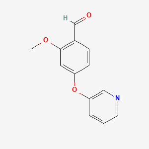 4-(Pyridine-3-yloxy)-2-methoxybenzaldehyde