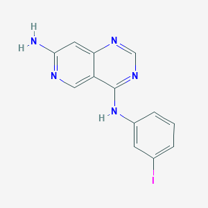4-N-(3-iodophenyl)pyrido[4,3-d]pyrimidine-4,7-diamine
