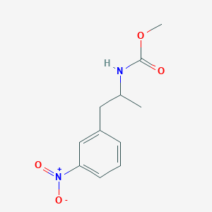 molecular formula C11H14N2O4 B8614096 Methyl [1-(3-nitrophenyl)propan-2-yl]carbamate CAS No. 61208-67-1