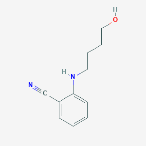 2-(4-Hydroxybutylamino)benzonitrile
