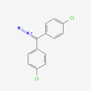 molecular formula C13H8Cl2N2 B8614129 Diazo bis-(4-chloro-phenyl)-methane CAS No. 1143-92-6