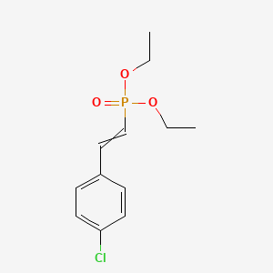 molecular formula C12H16ClO3P B8614160 Diethyl [2-(4-chlorophenyl)ethenyl]phosphonate CAS No. 1023-63-8