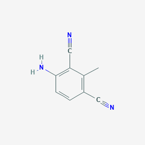 molecular formula C9H7N3 B8614376 4-Amino-2-methylisophthalonitrile 