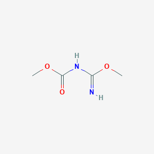 molecular formula C4H8N2O3 B8614414 N-METHOXYCARBONYL-O-METHYLISOUREA 