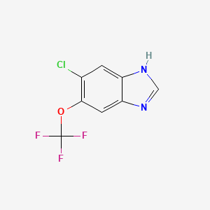 5-Chloro-6-(trifluoromethoxy)benzimidazole