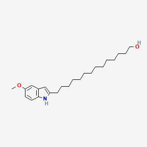 14-(5-Methoxy-1H-indol-2-YL)tetradecan-1-OL