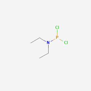 molecular formula C4H10Cl2NP B086145 Dichloro(diethylamino)phosphine CAS No. 1069-08-5