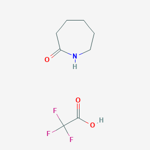 Trifluoroacetic acid--azepan-2-one (1/1)