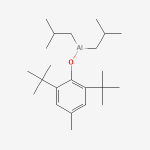 molecular formula C23H41AlO B8614560 Diisobutyl(2,6-di-tert-butyl-4-methylphenoxy)aluminum 