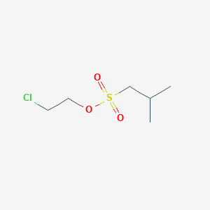molecular formula C6H13ClO3S B8614584 2-Chloroethyl 2-methylpropane-1-sulfonate CAS No. 35432-35-0