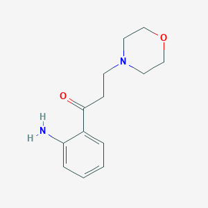 molecular formula C13H18N2O2 B8614593 3-Morpholino-1-(2'-aminophenyl)propane-1-one 