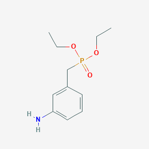 molecular formula C11H18NO3P B8614627 Diethyl 3-aminobenzylphosphonate 