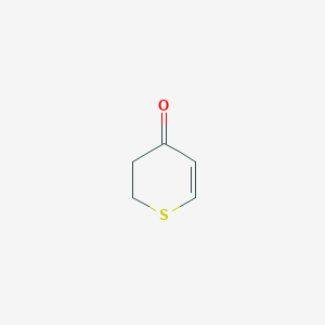 molecular formula C5H6OS B8614668 2,3-Dihydro-4H-thiopyran-4-one 