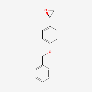 molecular formula C15H14O2 B8614683 (S)-2-(4-benzyloxyphenyl)oxirane 