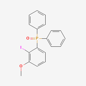 molecular formula C19H16IO2P B8614707 Diphenyl(2-iodo-3-methoxyphenyl)phosphine oxide 