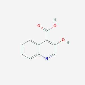 molecular formula C10H7NO3 B086148 3-Hydroxyquinoline-4-carboxylic acid CAS No. 118-13-8