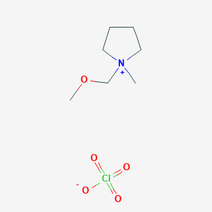 1-(Methoxymethyl)-1-methylpyrrolidin-1-ium perchlorate