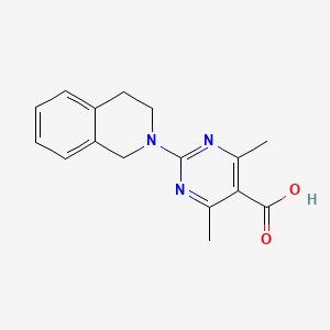 2-(3,4-dihydroisoquinolin-2(1H)-yl)-4,6-dimethylpyrimidine-5-carboxylic acid