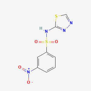 1-(1,3,4-Thiadiazol-2-ylaminosulphonyl)-3-nitrobenzene