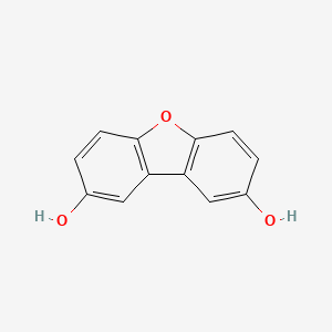 molecular formula C12H8O3 B8615012 2,8-Dihydroxydibenzofuran 
