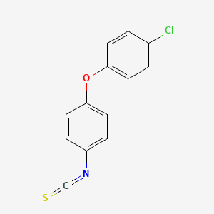 molecular formula C13H8ClNOS B8615070 1-Chloro-4-(4-isothiocyanatophenoxy)benzene CAS No. 22943-93-7