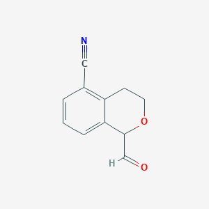 1-formyl-3,4-dihydro-1H-isochromene-5-carbonitrile