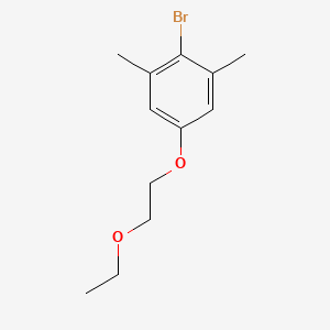2-Bromo-5-(2-ethoxyethoxy)-1,3-dimethylbenzene