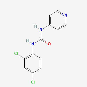 molecular formula C12H9Cl2N3O B8615444 N-(2,4-Dichlorophenyl)-N'-(4-pyridyl)urea 
