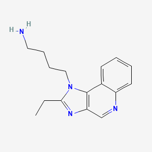 4-(2-ethyl-1H-imidazo[4,5-c]quinolin-1-yl)butan-1-amine