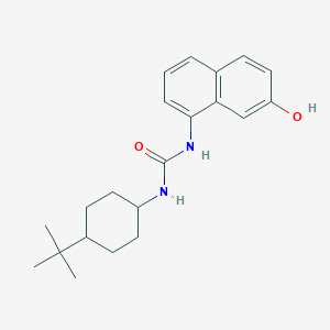 N-(4-tert-Butylcyclohexyl)-N'-(7-hydroxynaphthalen-1-yl)urea