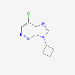 6-Chloro-9-cyclobutyl-9H-imidazo[4,5-c]pyridazine