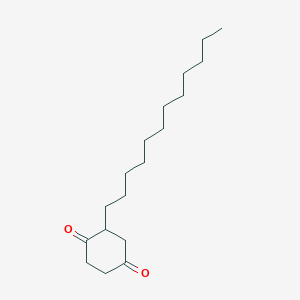 2-Dodecylcyclohexane-1,4-dione