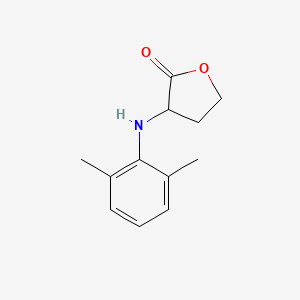 molecular formula C12H15NO2 B8615597 3-(2,6-Dimethylanilino)oxolan-2-one CAS No. 58810-61-0