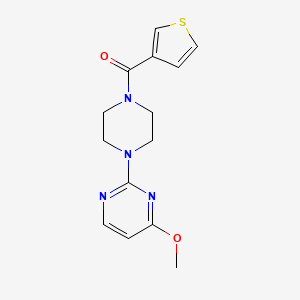 4-Methoxy-2-[4-(3-thienylcarbonyl)-1-piperazinyl]pyrimidine