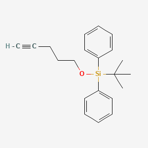 t-Butylpent-4-ynyloxy diphenyl silane