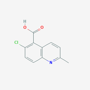 6-Chloro-2-methyl-5-quinolinecarboxylic acid