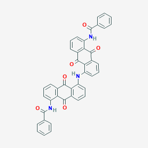 molecular formula C42H25N3O6 B086157 N,N'-[Iminobis(9,10-dihydro-9,10-dioxoanthracene-5,1-diyl)]bis(benzamide) CAS No. 129-28-2