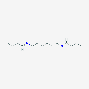 molecular formula C14H28N2 B086160 N,N'-Dibutylidenehexane-1,6-diamine CAS No. 1002-91-1
