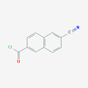 B8616063 6-Cyanonaphthalene-2-carbonyl chloride CAS No. 68635-22-3