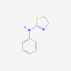 molecular formula C9H10N2S B086161 N-苯基-4,5-二氢-1,3-噻唑-2-胺 CAS No. 1009-70-7