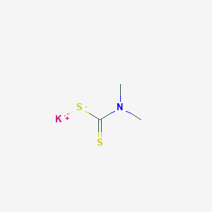 molecular formula C3H7KNS2 B086163 Potassium dimethyldithiocarbamate CAS No. 128-03-0