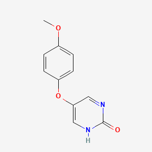 2(1H)-Pyrimidinone, 5-(4-methoxyphenoxy)-