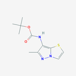 tert-Butyl(6-methylpyrazolo[5,1-b][1,3]thiazol-7-yl)carbamate