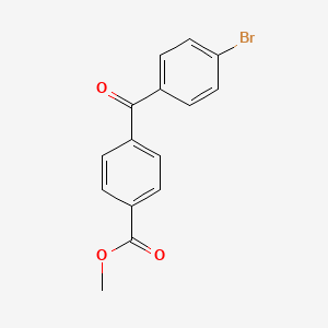 molecular formula C15H11BrO3 B8616625 Methyl 4-(4-bromobenzoyl)benzoate CAS No. 51310-29-3